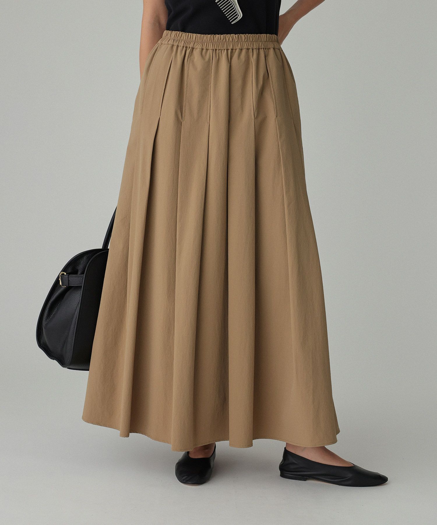 BABYLONE「【多機能素材】ナイロンタフタスカート」|スカート|ﾍﾞｰｼﾞｭ