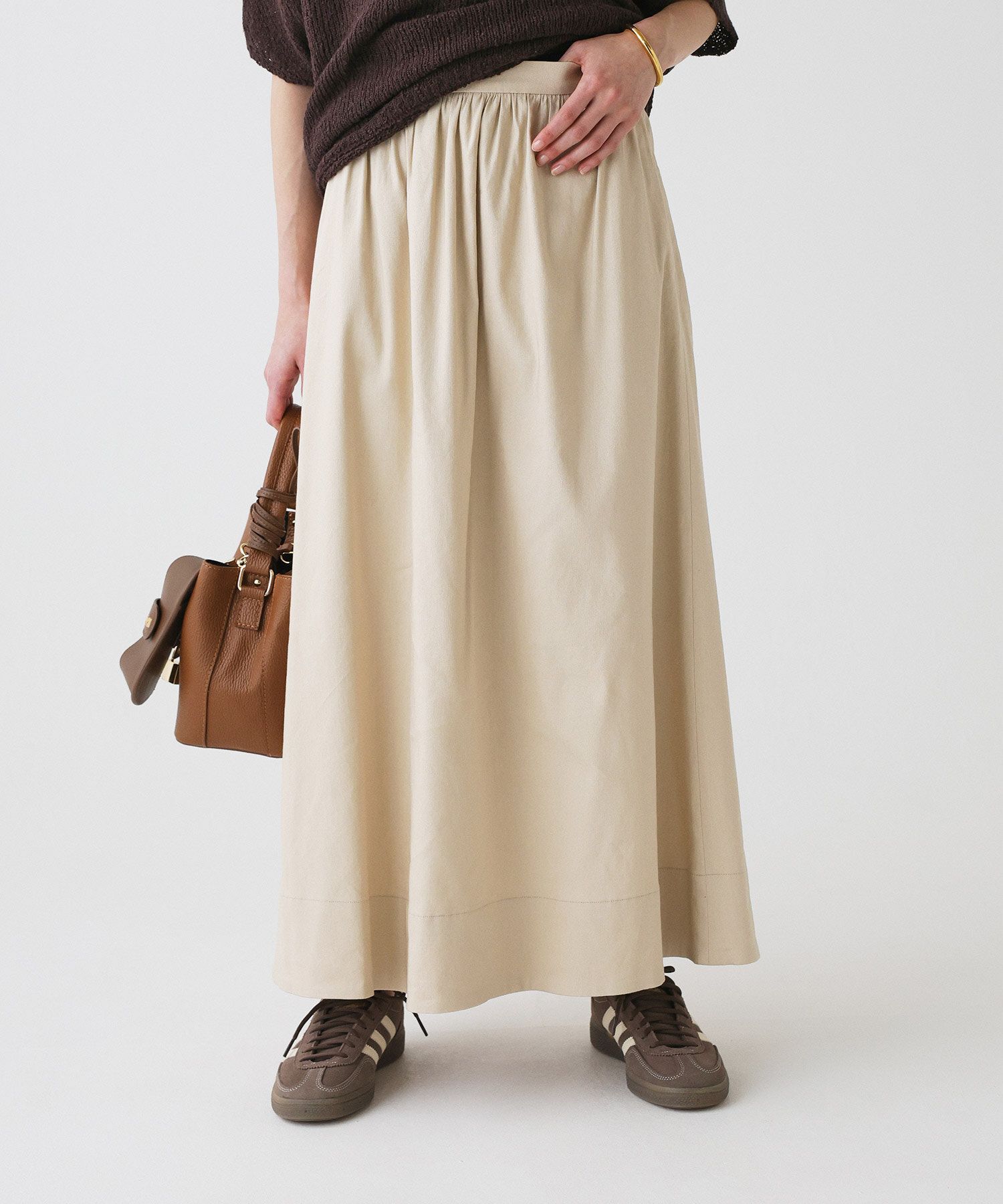 BABYLONE「リネンレーヨンスカート<セットアップ対応>」|スカート|ﾍﾞｰｼﾞｭ