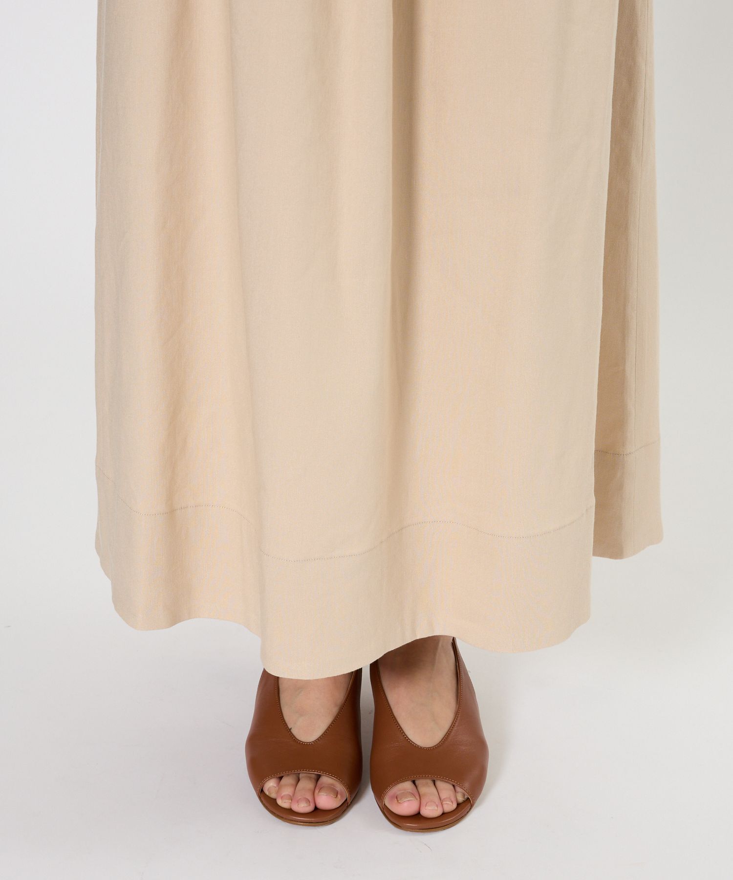 BABYLONE「リネンレーヨンスカート<セットアップ対応>」|スカート|