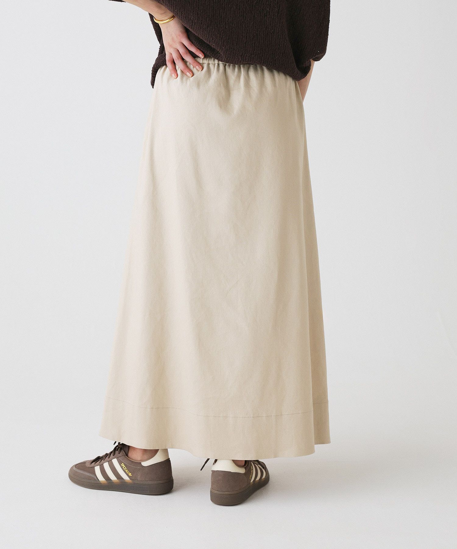 BABYLONE「リネンレーヨンスカート<セットアップ対応>」|スカート|