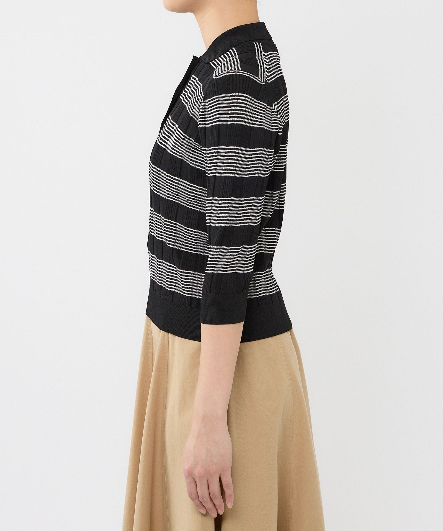 BABYLONE「クラシックラインポロ」|ニット・セーター|