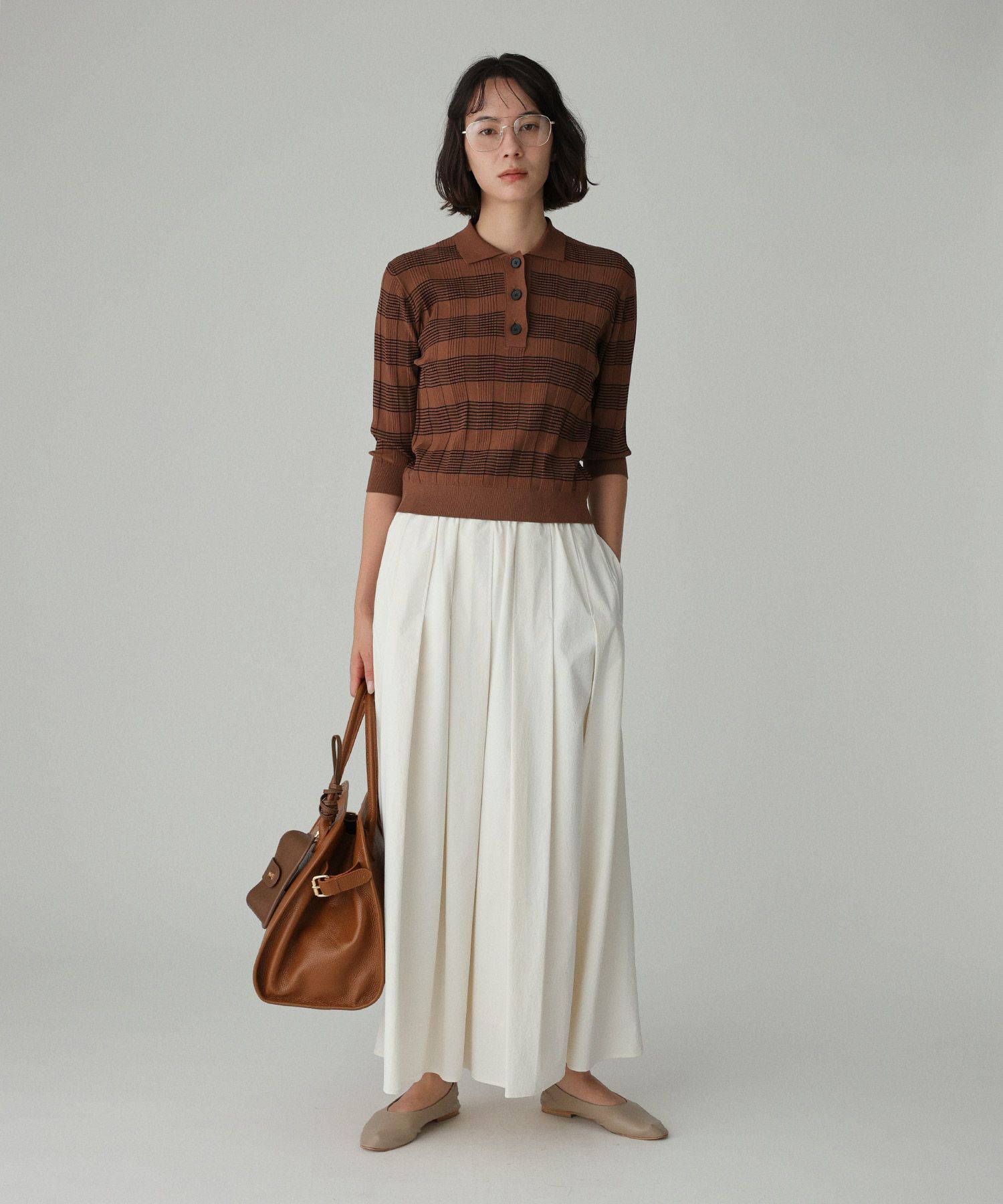 BABYLONE「クラシックラインポロ」|ニット・セーター|