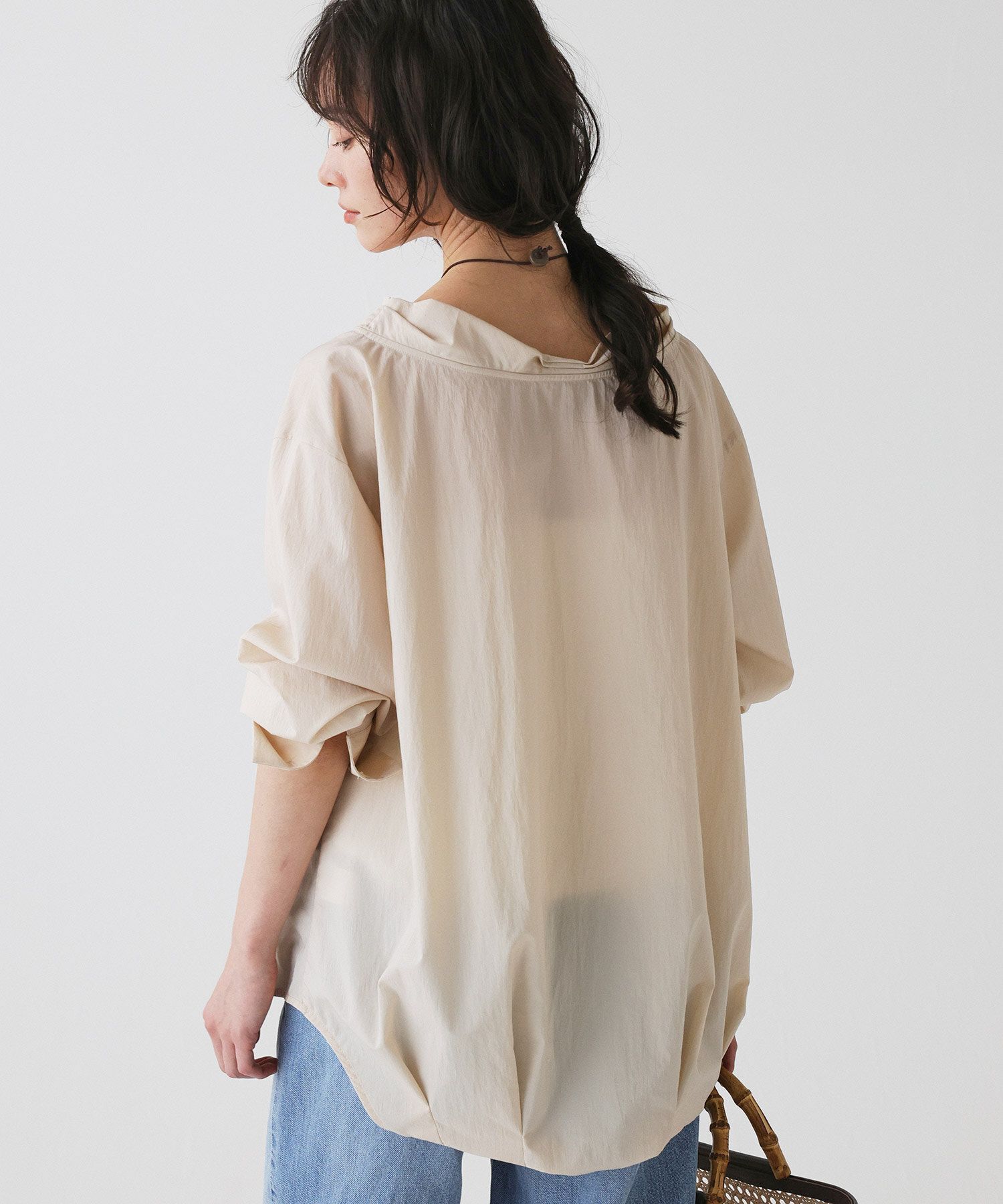 BABYLONE「【多機能素材】ボトルネックブラウス」|シャツ・ブラウス|