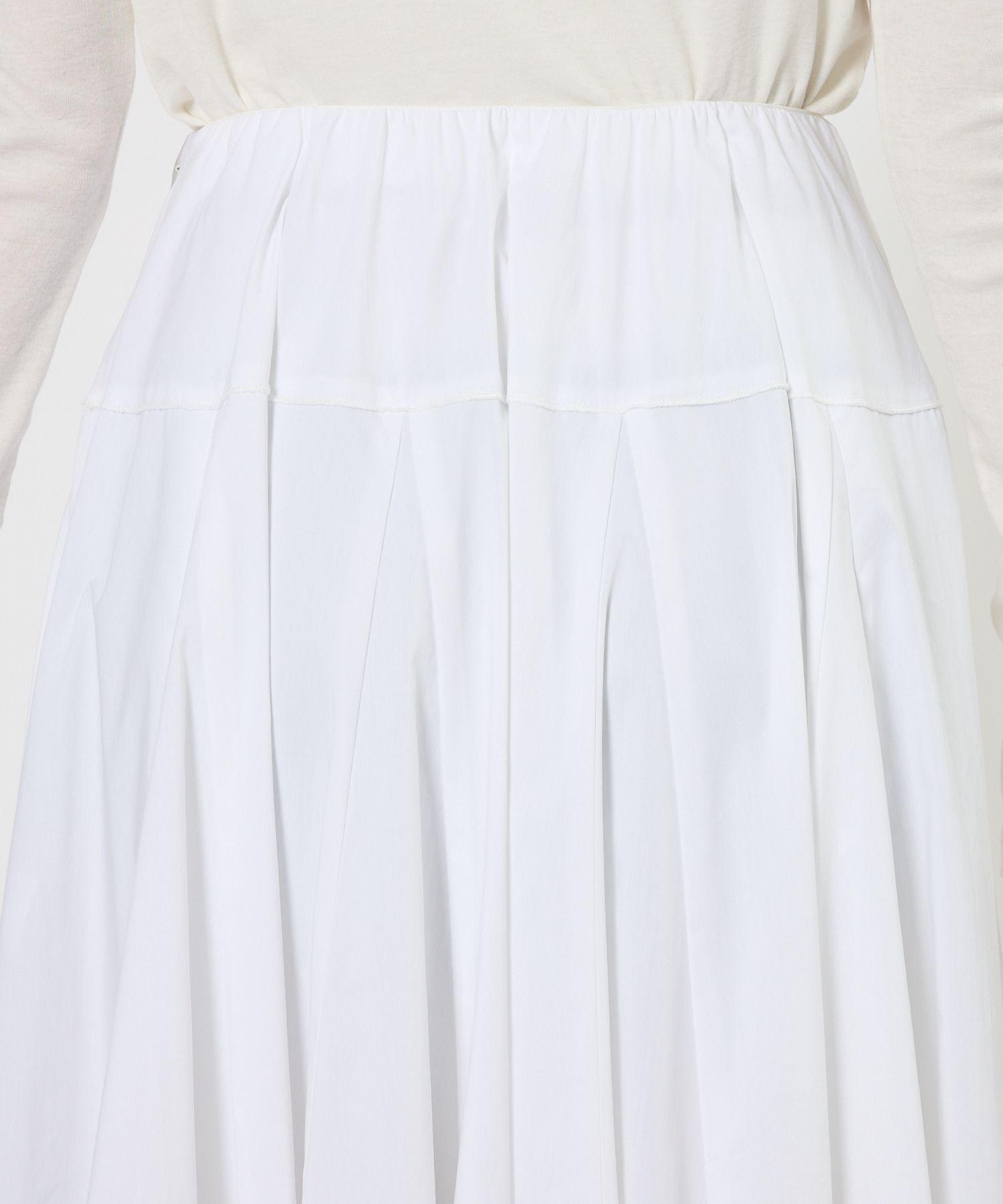 BABYLONE「コットンミディフレアスカート」|スカート|