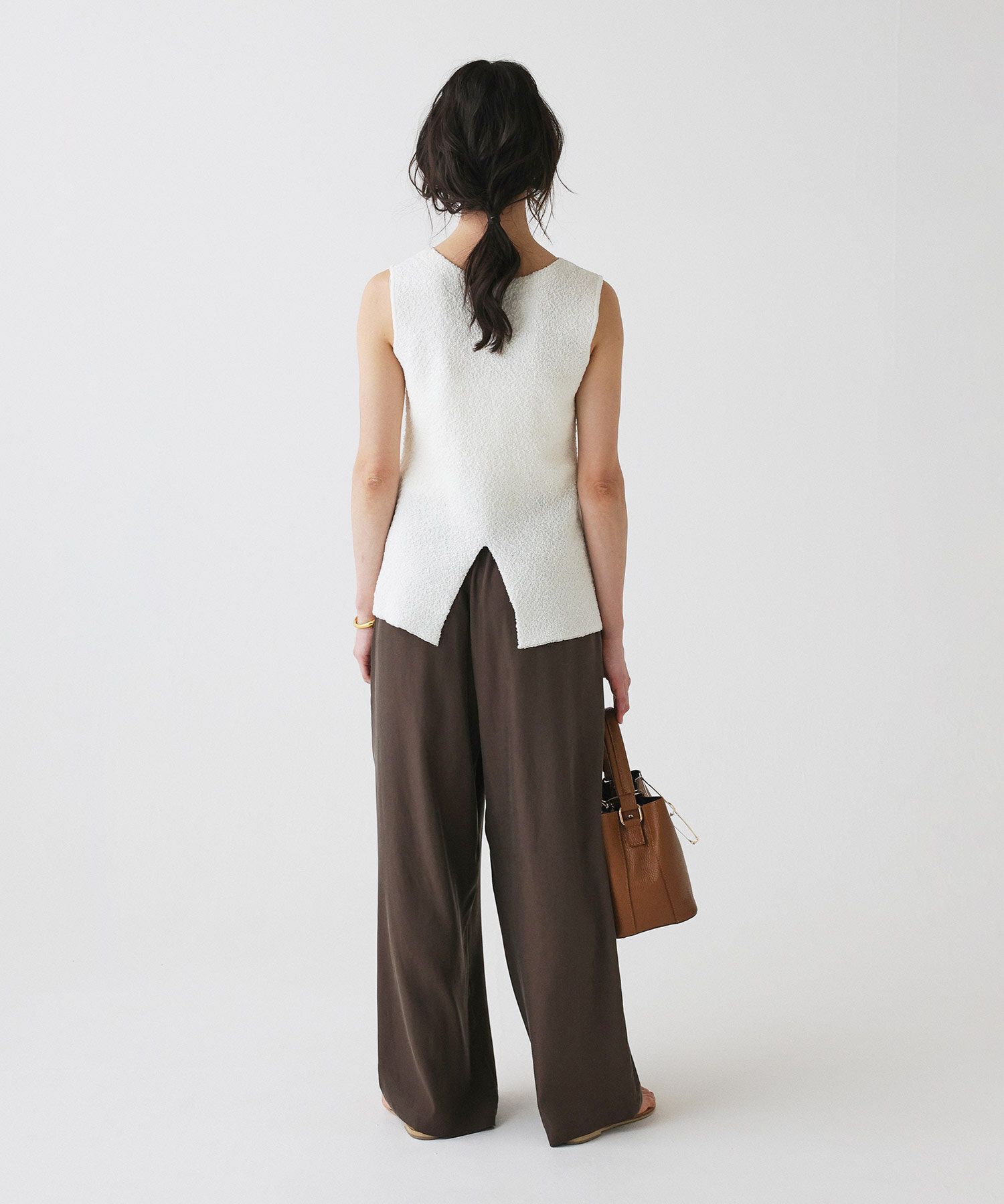 BABYLONE「イージースラックスパンツ/ ハンドウォッシャブル」|スラックス|