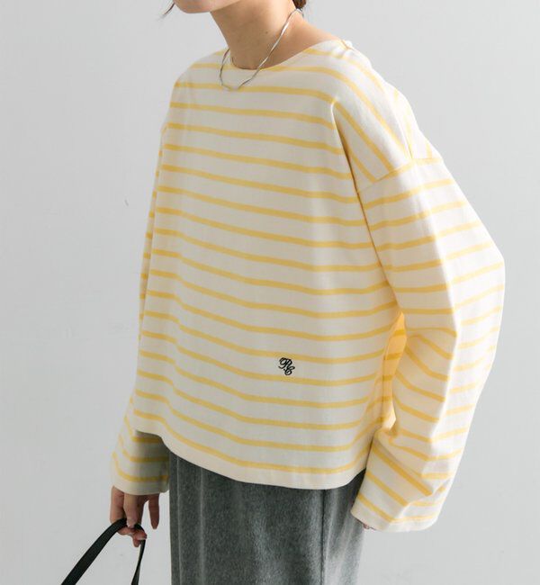  「ボーダーショートカットソー」|Tシャツ・カットソー|