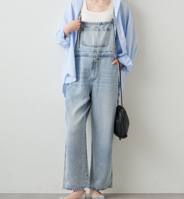  「リヨセル混デニムサロペット」|その他|