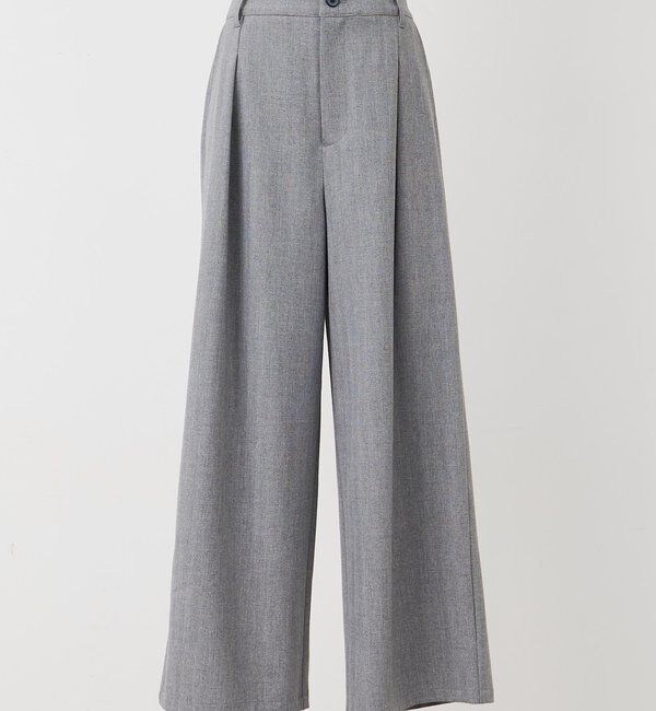  「【接触冷感】ストレートシルエットスラックスパンツ」|スラックス|