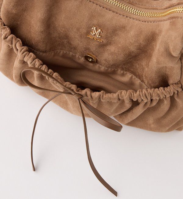  「ミニバッグチャーム付きドロストリボンバッグ」|ショルダー・メッセンジャー|