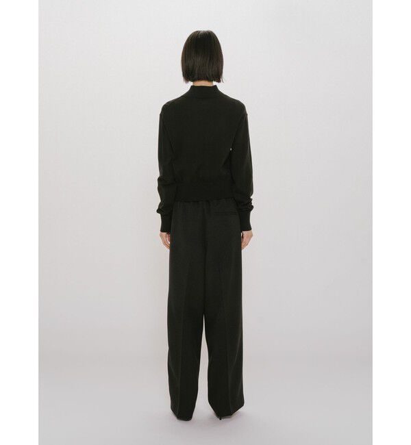 MIDIUMISOLID「MIDIUMISOLID for Ladies ハイネックショートカーディガン」|カーディガン|