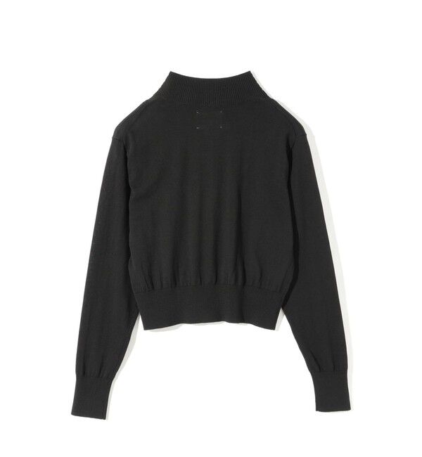 MIDIUMISOLID「MIDIUMISOLID for Ladies ハイネックショートカーディガン」|カーディガン|