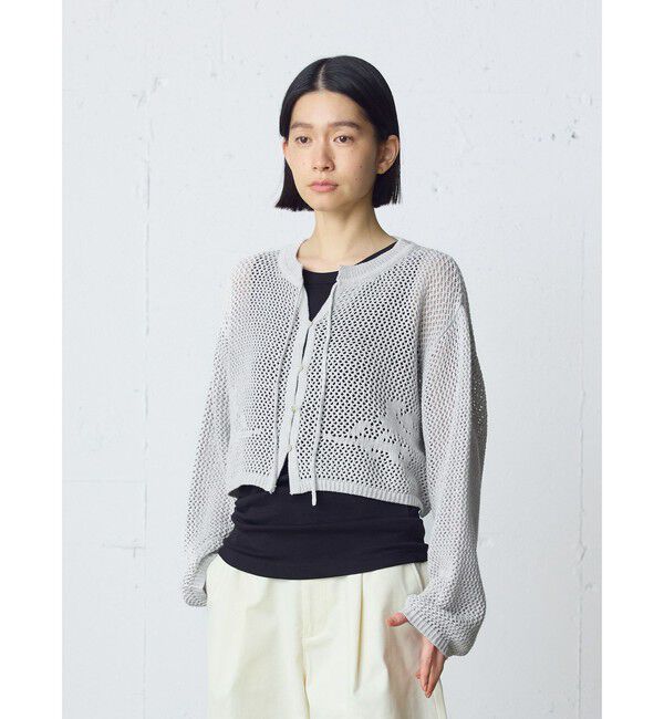 MidiUmi「MidiUmi ニードルワークカーディガン」|カーディガン|