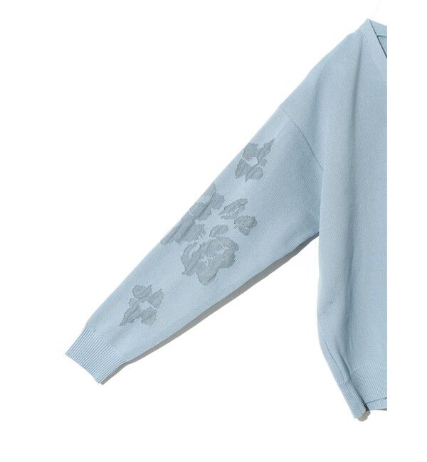 MIDIUMISOLID「MIDIUMISOLID for Ladies フラワージャカードカーディガン」|カーディガン|