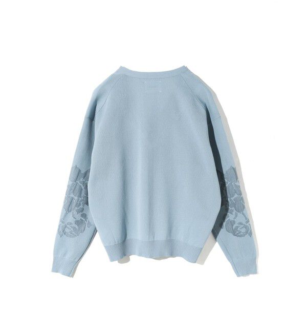 MIDIUMISOLID「MIDIUMISOLID for Ladies フラワージャカードカーディガン」|カーディガン|