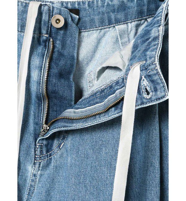 mizuiro ind「mizuiro ind ハイウエストワイドハーフパンツ(BLEACH)」|その他|