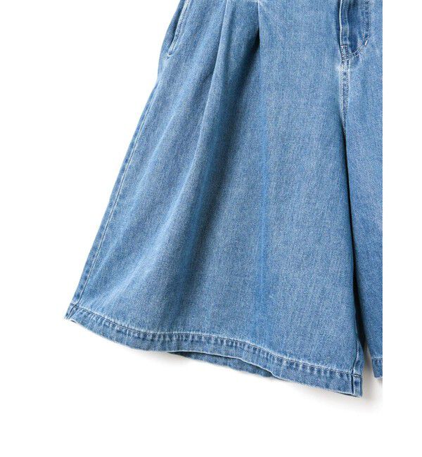 mizuiro ind「mizuiro ind ハイウエストワイドハーフパンツ(BLEACH)」|その他|