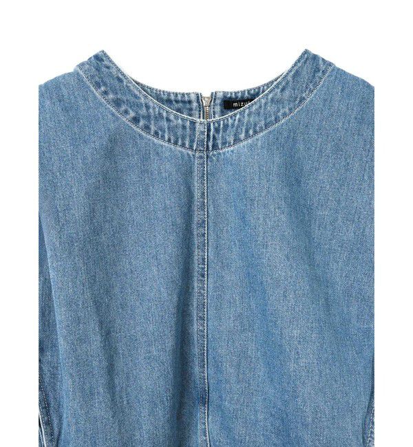 mizuiro ind「mizuiro ind デニムベスト(BLEACH)」|ベスト・ジレ|