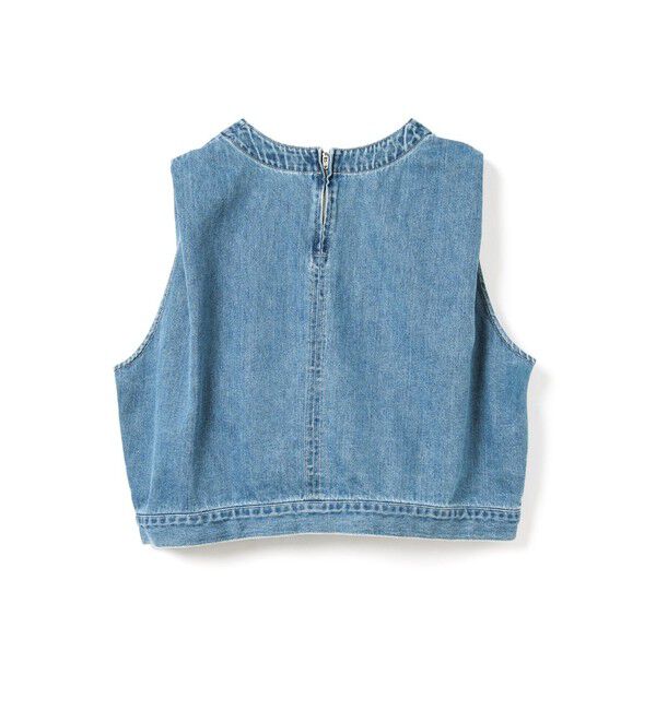 mizuiro ind「mizuiro ind デニムベスト(BLEACH)」|ベスト・ジレ|