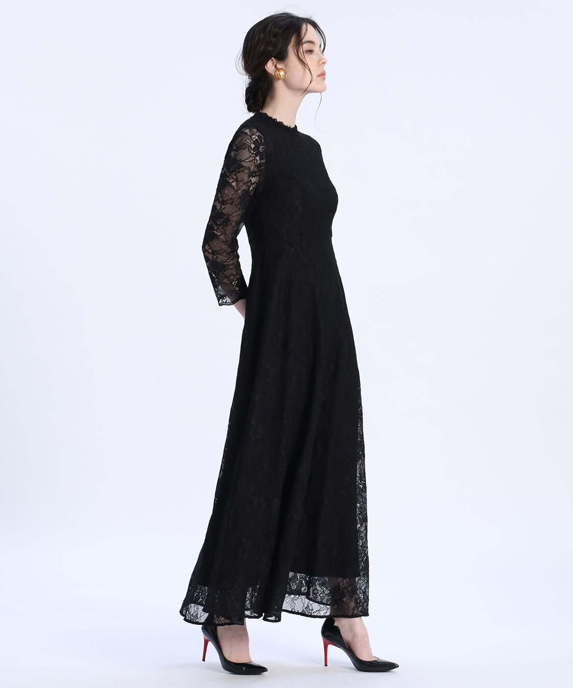 Maglie le cassetto「《M Maglie le cassetto》ラッセルレースロングドレス」|ワンピース|