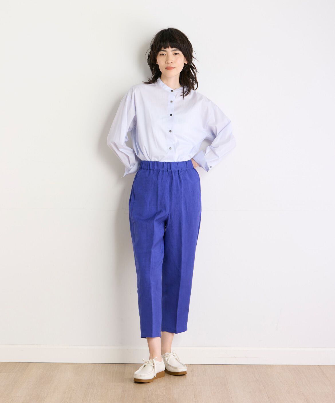 DAY by DAY it&rsquo;s international「オーガニックコットンバンドカラーシャツ」|シャツ・ブラウス|