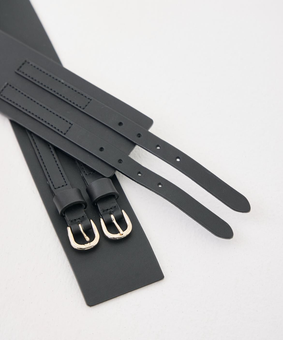 INED「ダブルバックルベルト」|ベルト|