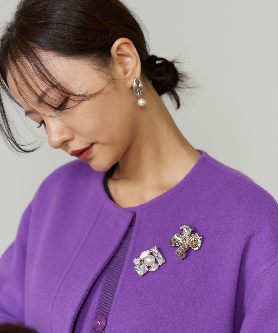 Le Souk「ビジューブローチ」|ブローチ・コサージュ|