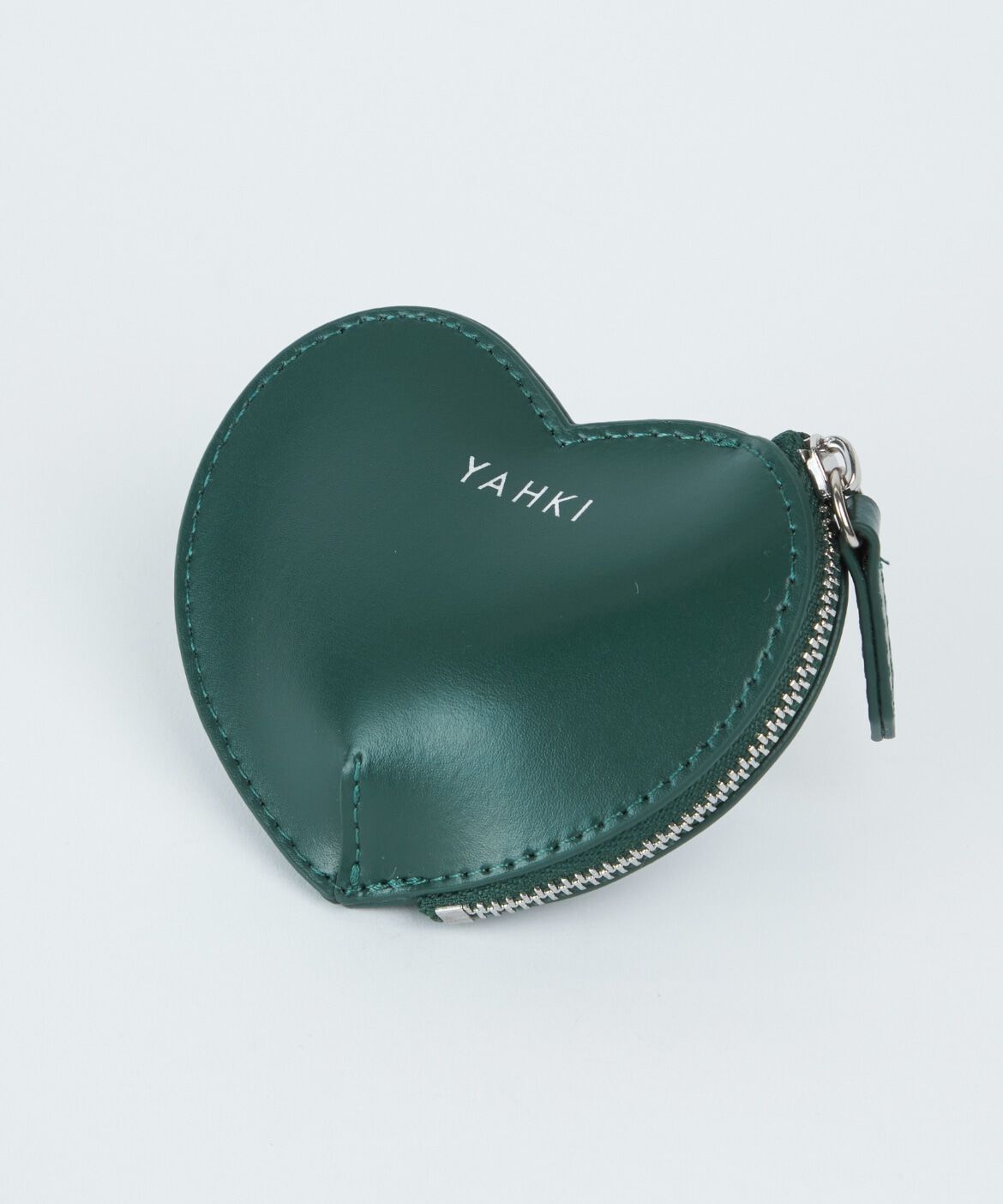 FAVORITE SUKINAMONO「W FACEレザーマルチケース　ハート《YAHKI》」|コインケース|グリーン