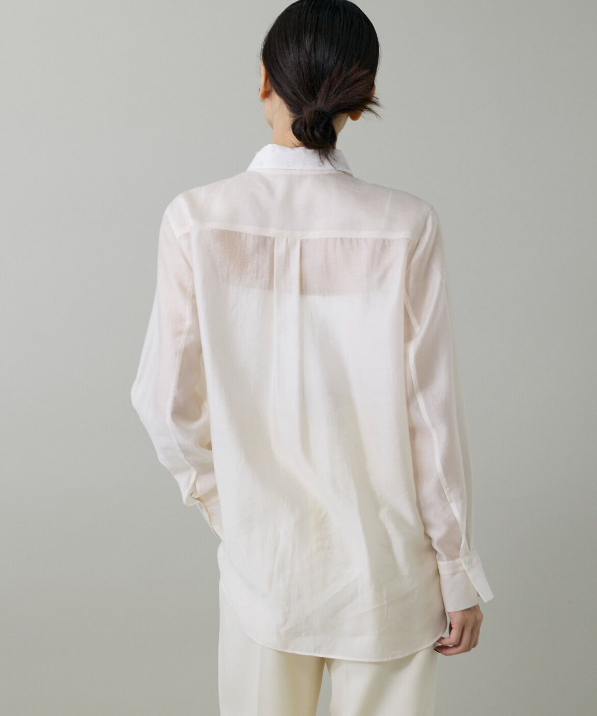 INED「ラメドットブラウス」|シャツ・ブラウス|