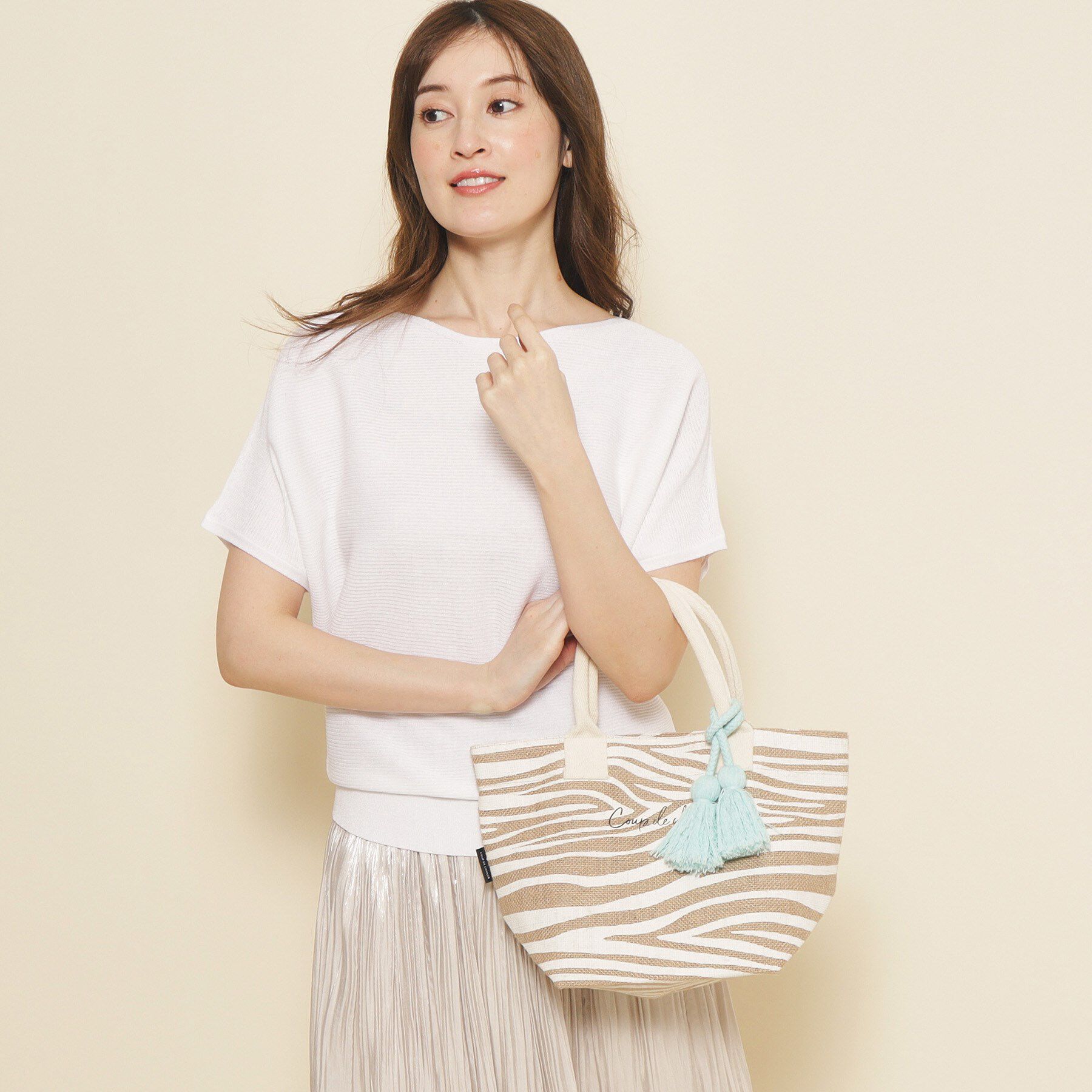 COUP DE CHANCE「天然素材・ジュート・エコミニバック2」|トートバッグ|