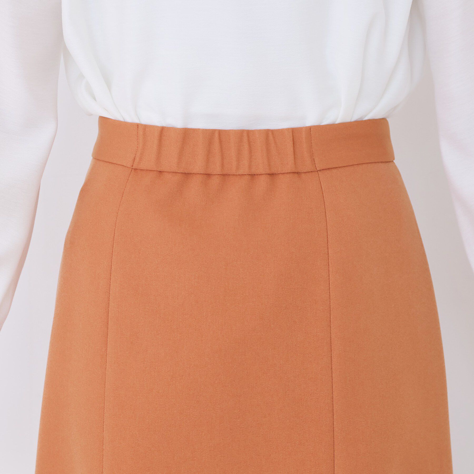 COUP DE CHANCE「【手洗い可／日本製／ウエスト後ろゴム仕様】マーメイドシルエットのスカート」|スカート|