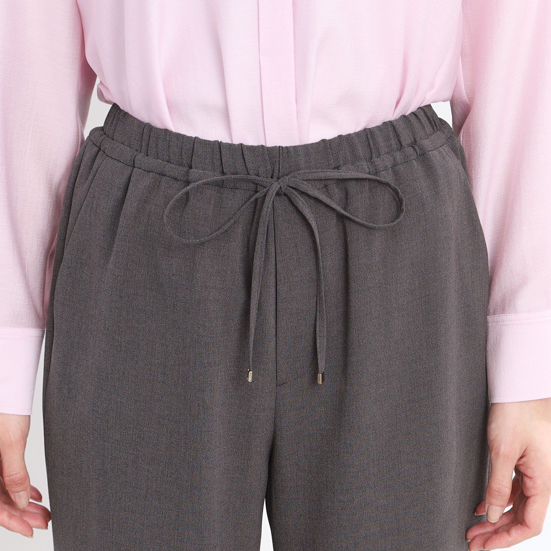 Reflect「【マシンウォッシュ可／ウエスト総ゴム】すっきり見えワイドシルエットパンツ」|その他|