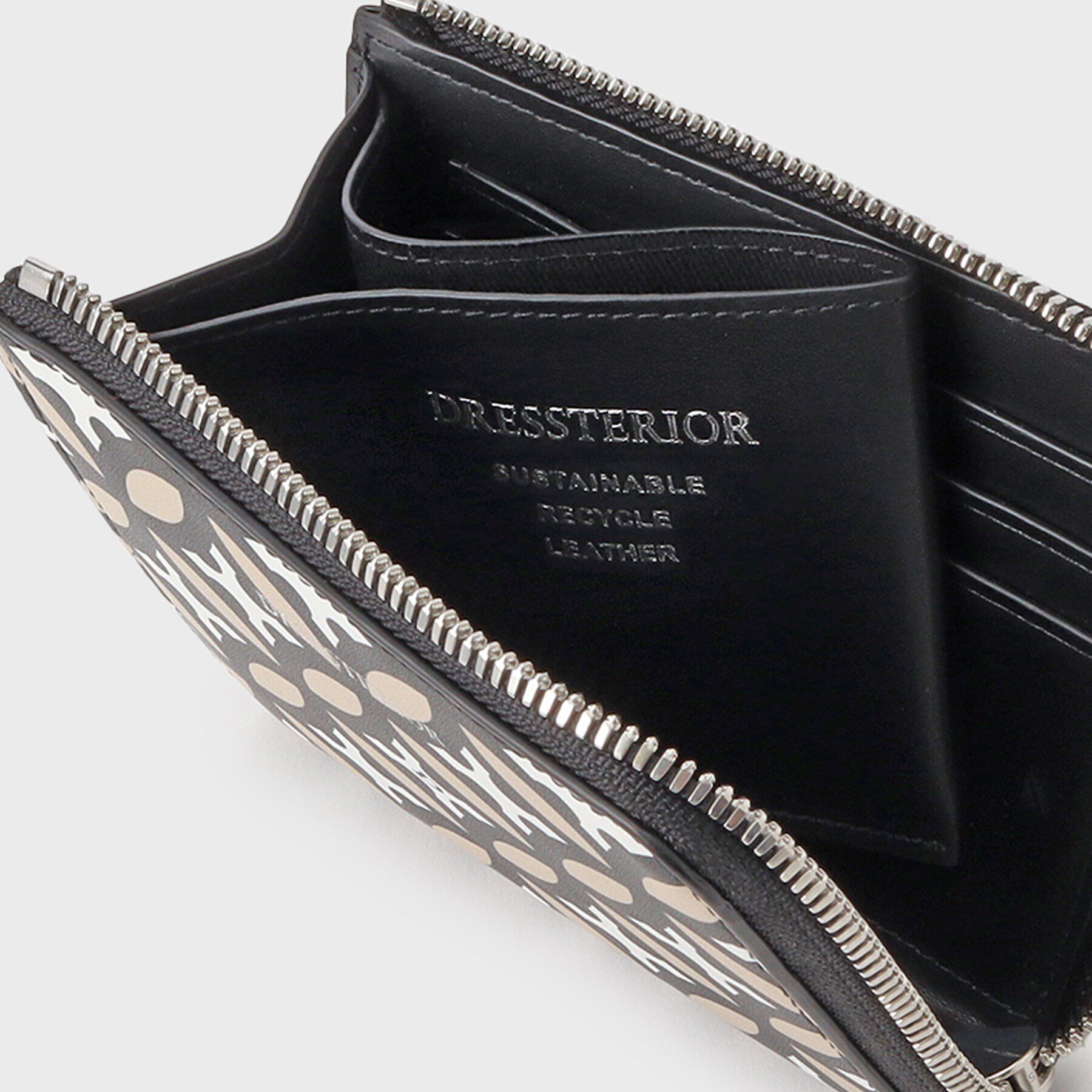 DRESSTERIOR「オーバーラップサークル Lジップウォレット」|財布|