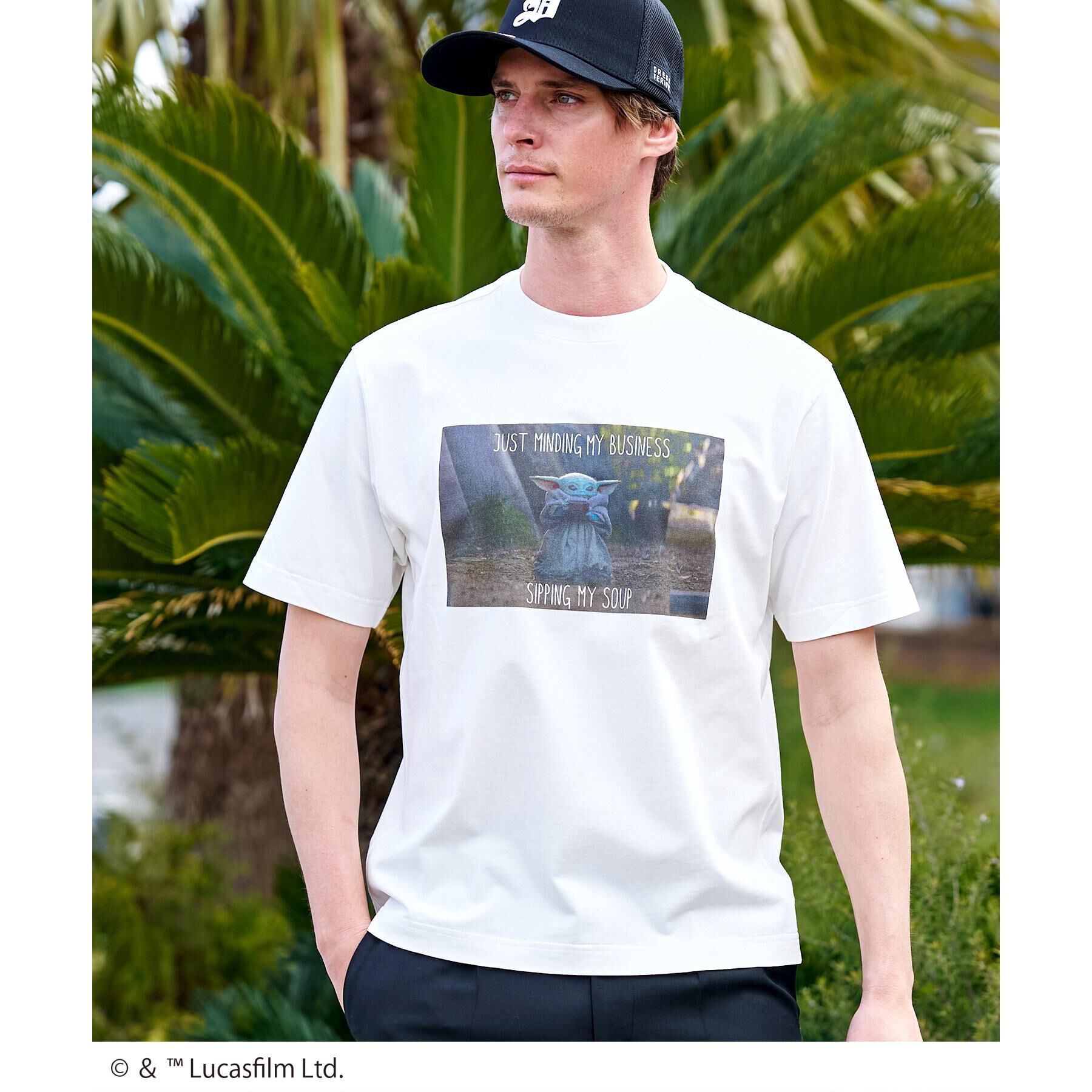 DRESSTERIOR「【接触冷感/ドライタッチ素材】STAR WARS MYスープTシャツ」|Tシャツ・カットソー|