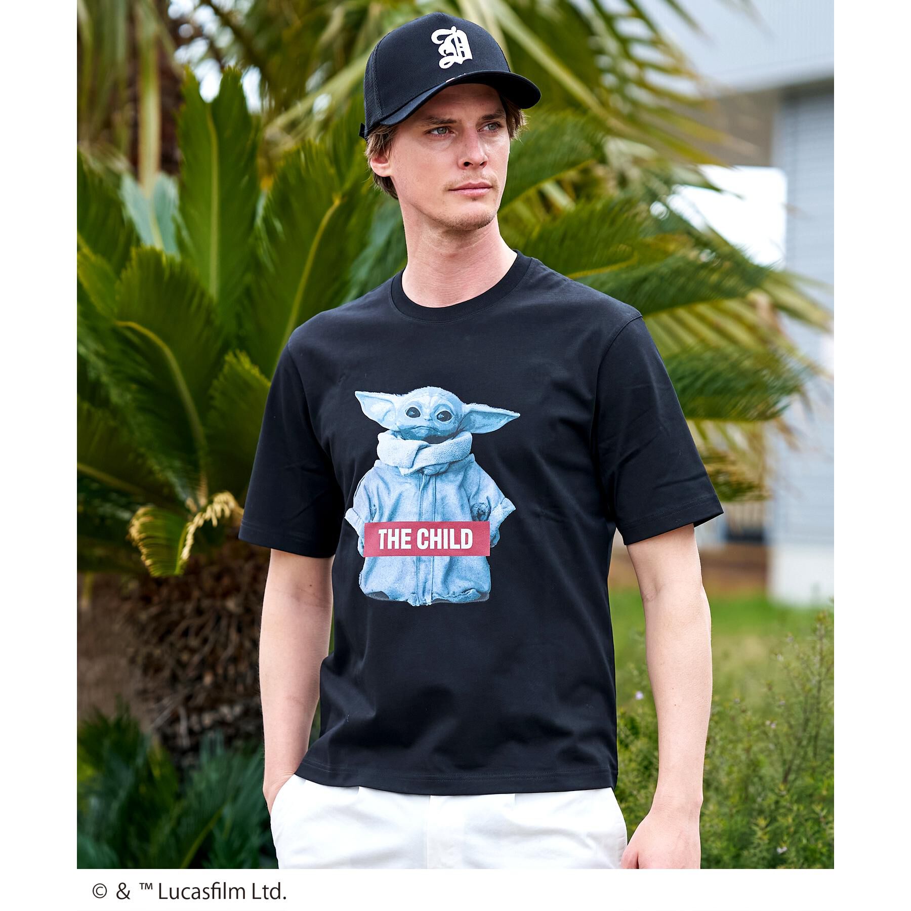 DRESSTERIOR「【接触冷感/ドライタッチ素材】STAR WARS ストリートTシャツ」|Tシャツ・カットソー|ブラック(019)