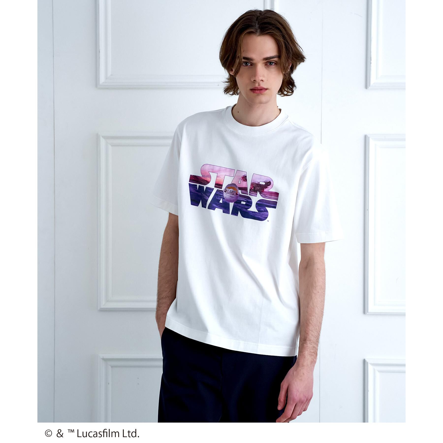 DRESSTERIOR「【接触冷感/ドライタッチ素材】STAR WARS ロゴTシャツ」|Tシャツ・カットソー|