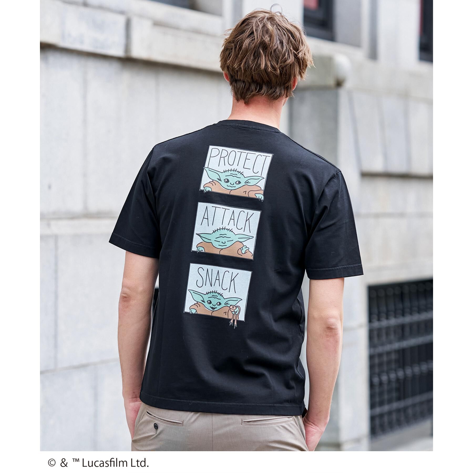 DRESSTERIOR「【接触冷感/ドライタッチ素材】STAR WARS カートゥーンTシャツ」|Tシャツ・カットソー|