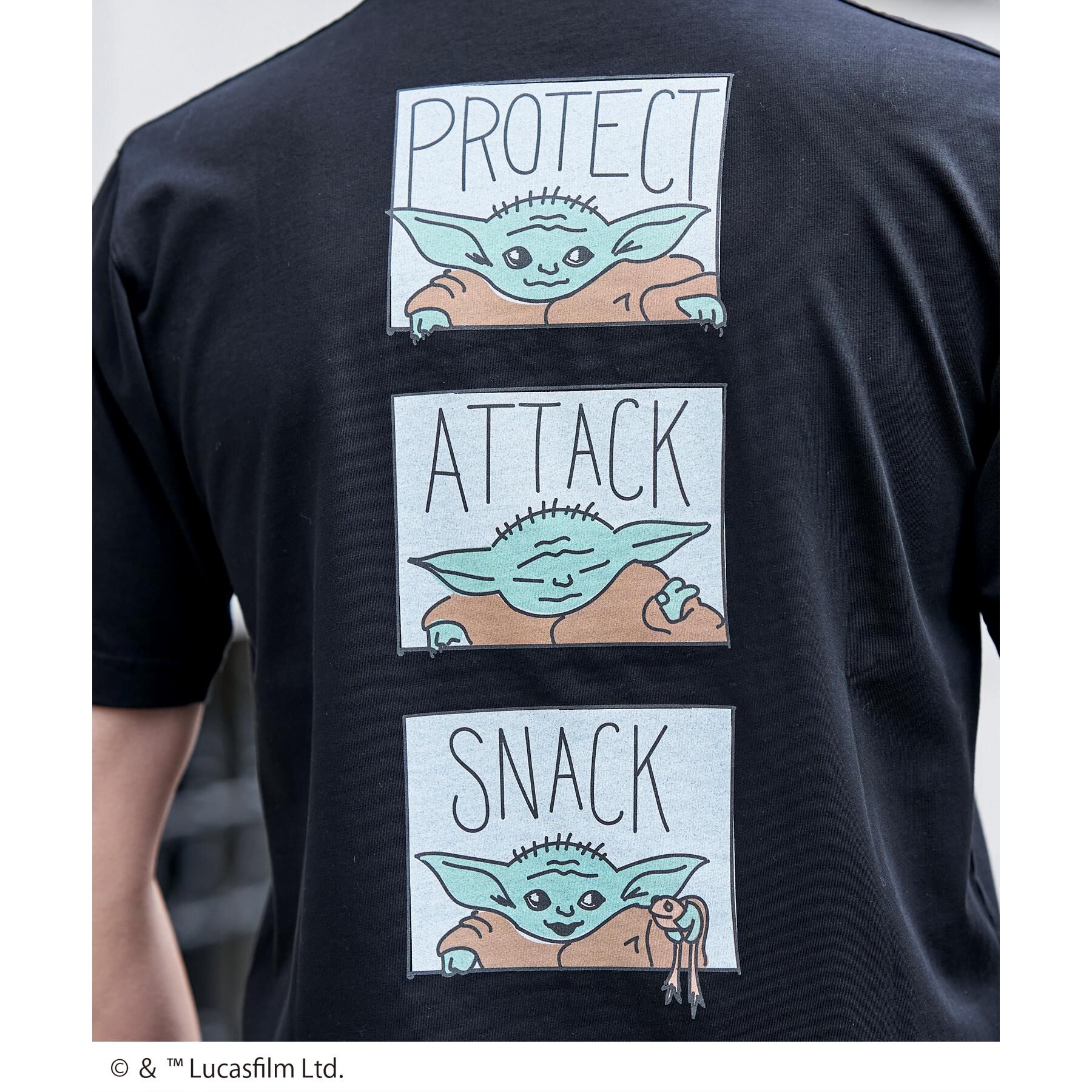 DRESSTERIOR「【接触冷感/ドライタッチ素材】STAR WARS カートゥーンTシャツ」|Tシャツ・カットソー|