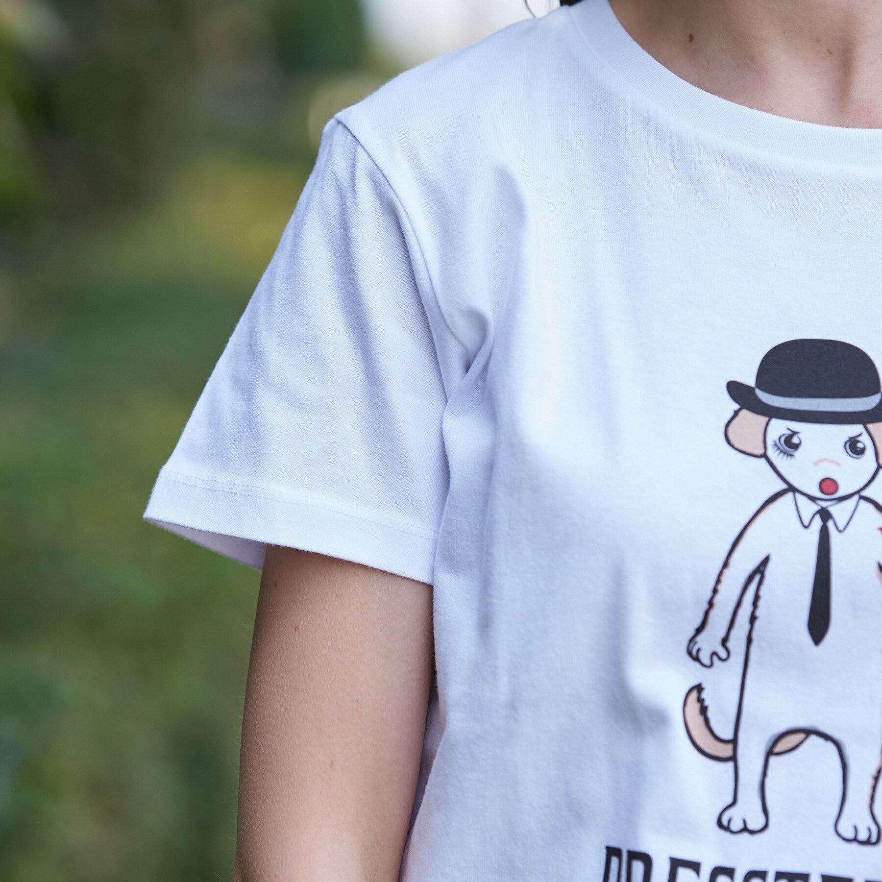 DRESSTERIOR「EC&ルクア限定ボーラーハットクロックドッグTシャツ」|Tシャツ・カットソー|