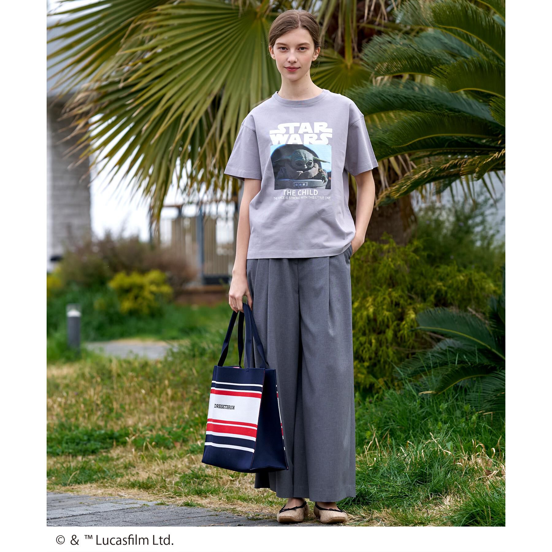 DRESSTERIOR「【接触冷感/ドライタッチ素材】STARWARS ロゴ＆フォトT」|Tシャツ・カットソー|