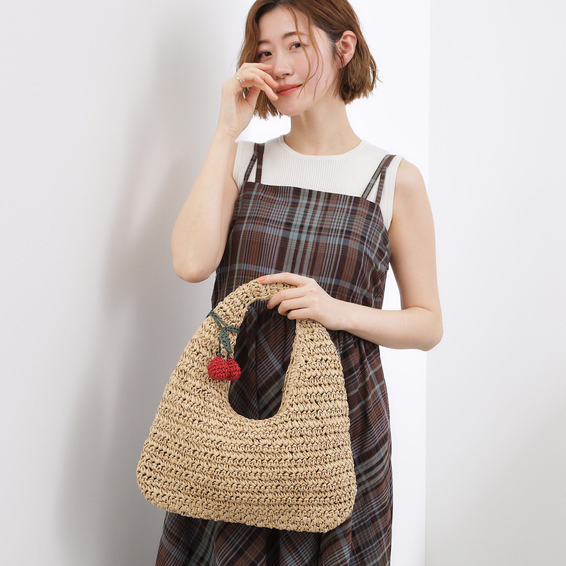 grove「フルーツチャームトート」|トートバッグ|