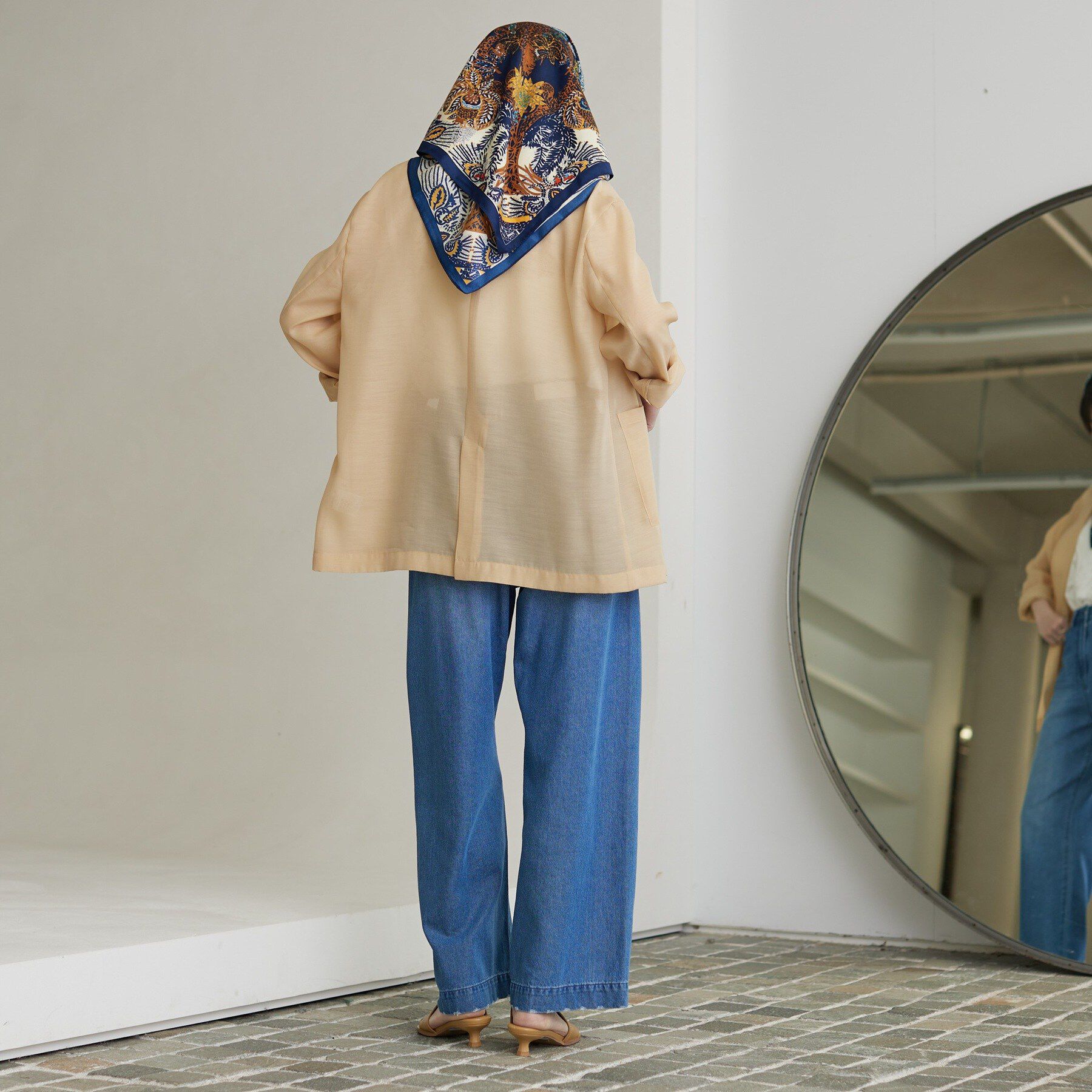 GALLEST「ハイライズワイドデニム」|デニム|