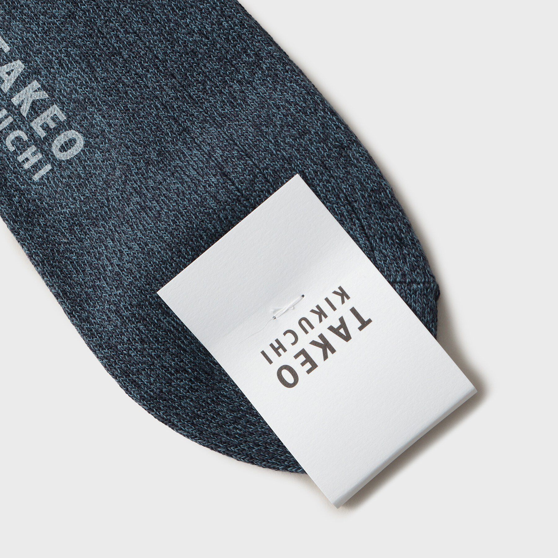 TAKEO KIKUCHI「ワンストローク刺繍ショートリブソックス」|ソックス|