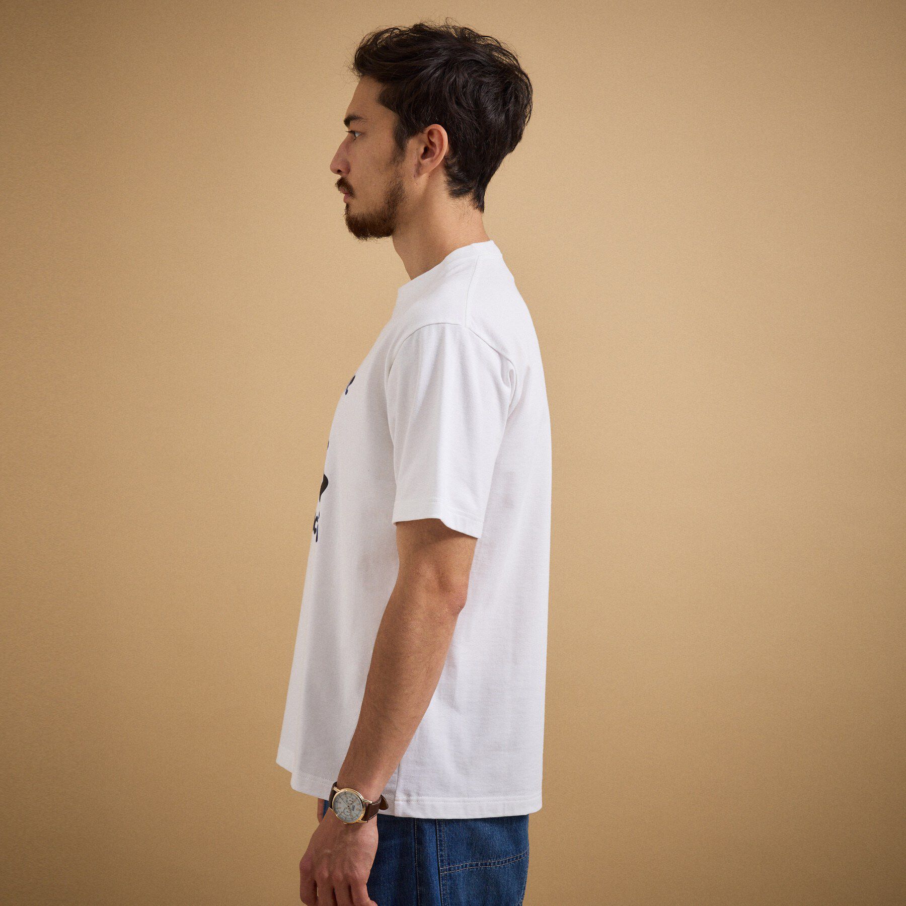 TAKEO KIKUCHI「ペイントロゴTシャツ」|Tシャツ・カットソー|