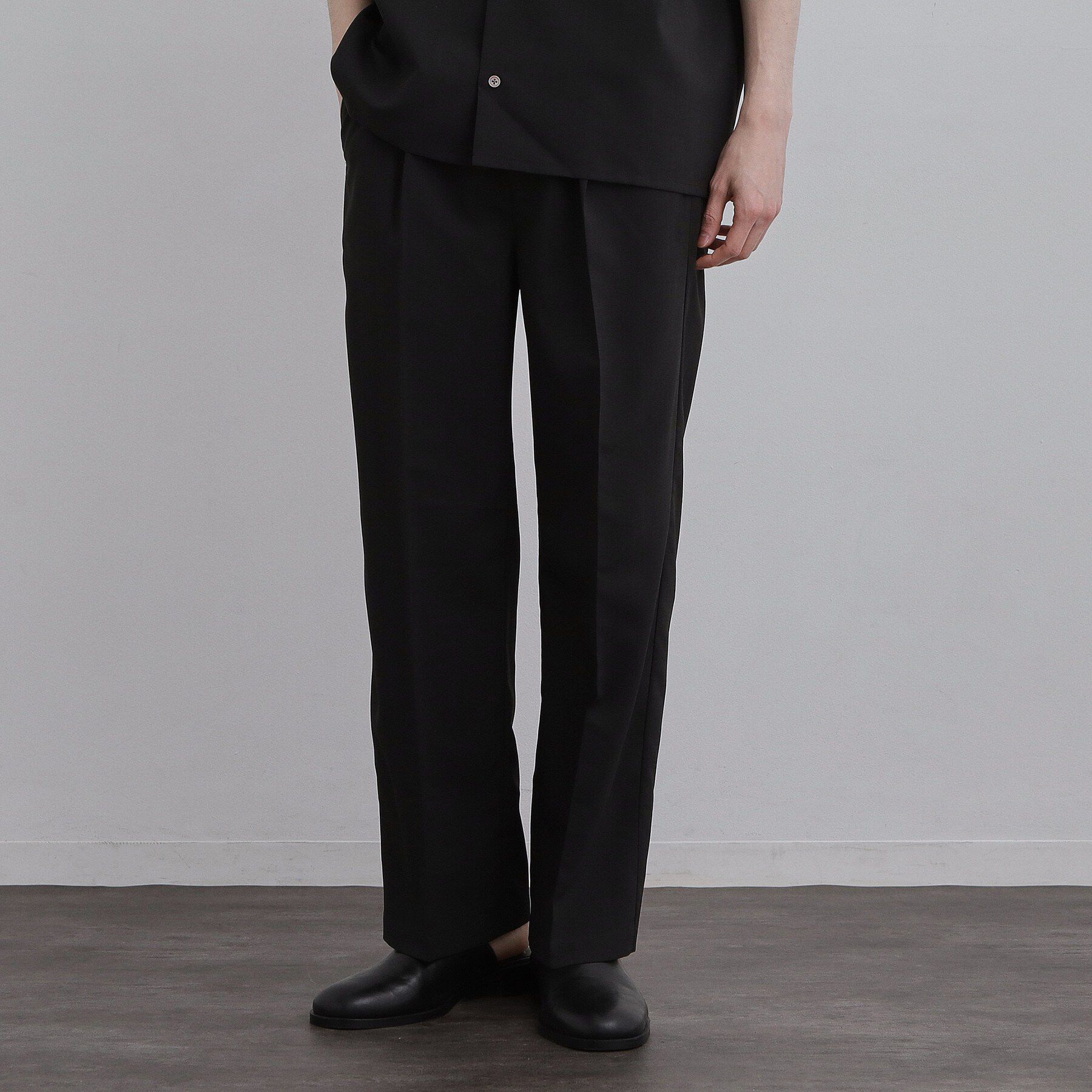 tk.TAKEO KIKUCHI「【UVカット／吸水速乾】AIRY DRY フルレングスパンツ」|その他|ブラック(019)