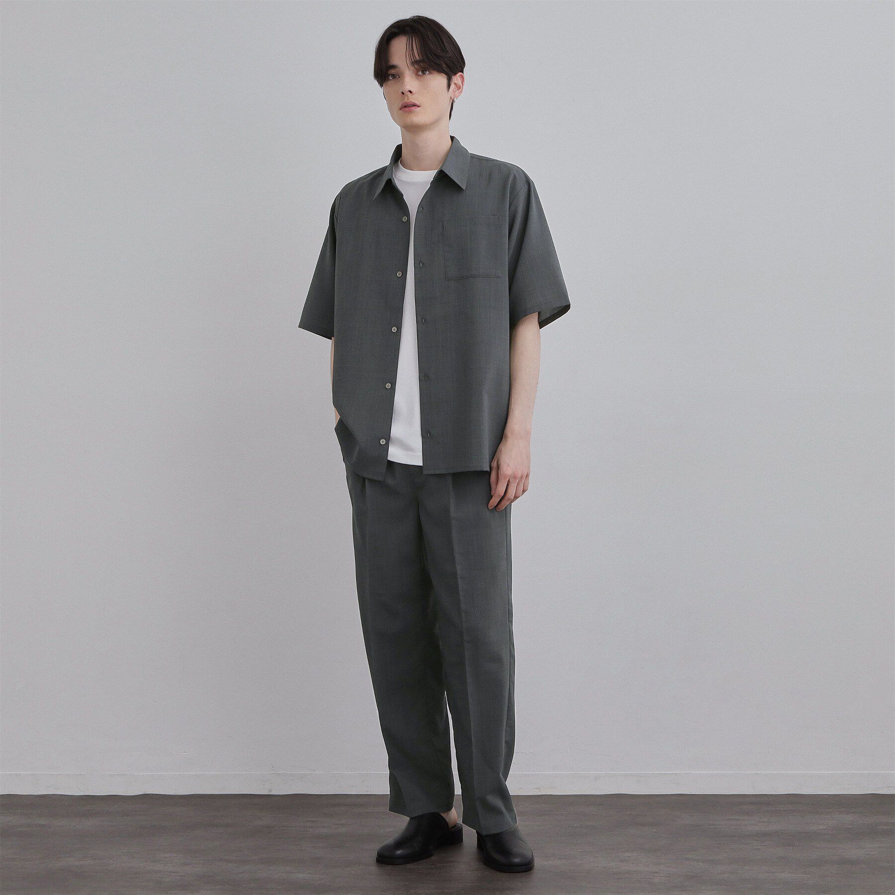 tk.TAKEO KIKUCHI「【UVカット／吸水速乾】AIRY DRY レギュラーカラーシャツ」|シャツ・ブラウス|