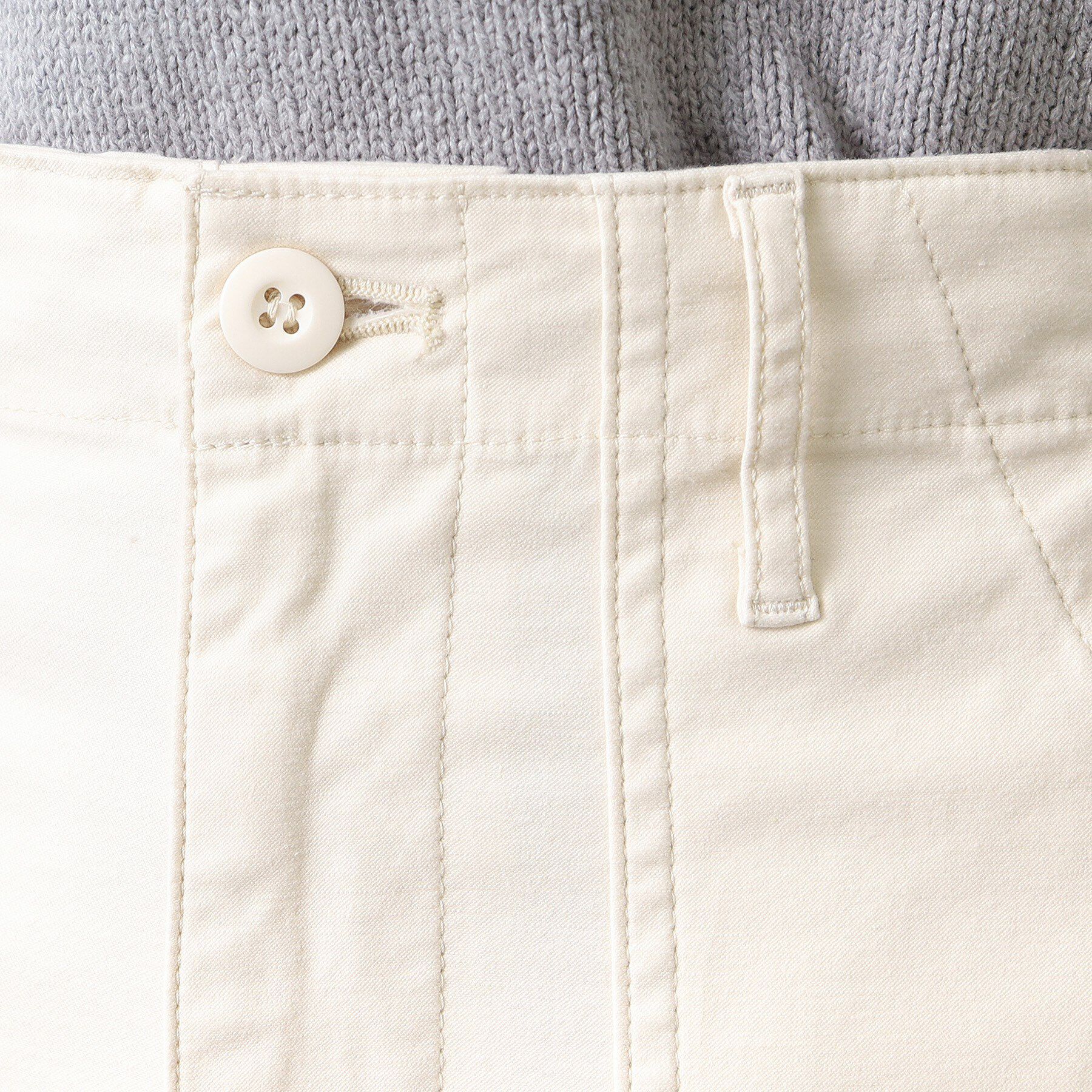 OPAQUE.CLIP「ストレッチベイカースカート/オーガニックコットン混【洗濯機洗い可／ストレッチ】」|スカート|