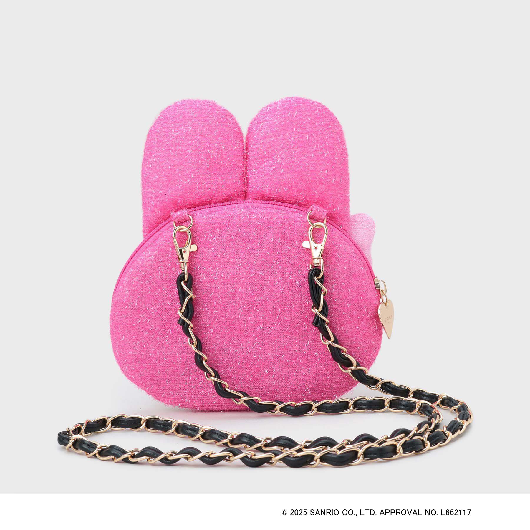 OPAQUE.CLIP「【マイメロディ】フェイス型2WAYキラキラミニショルダー」|ショルダー・メッセンジャー|