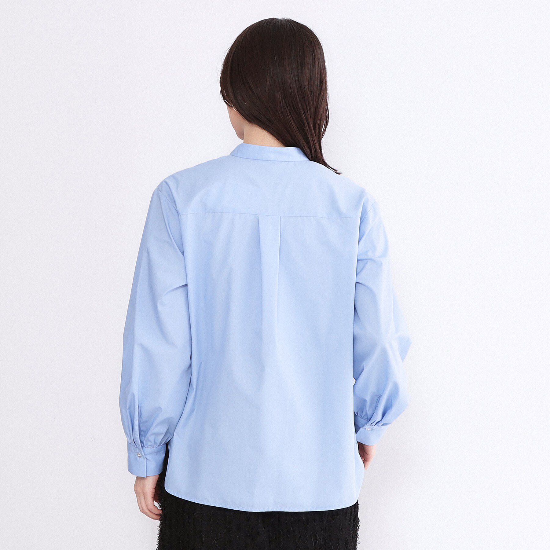 OPAQUE.CLIP「フロントフリルブラウス【洗濯機OK】」|シャツ・ブラウス|