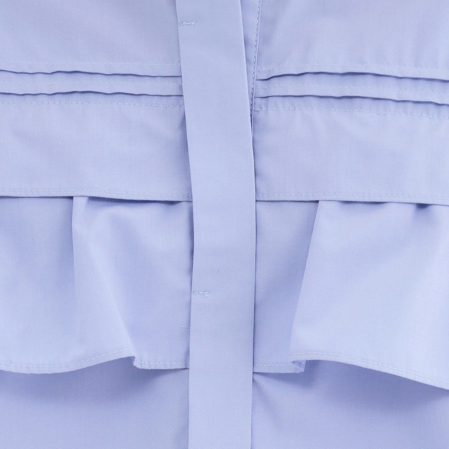 OPAQUE.CLIP「タックフリルシャツ【洗濯機OK】」|シャツ・ブラウス|