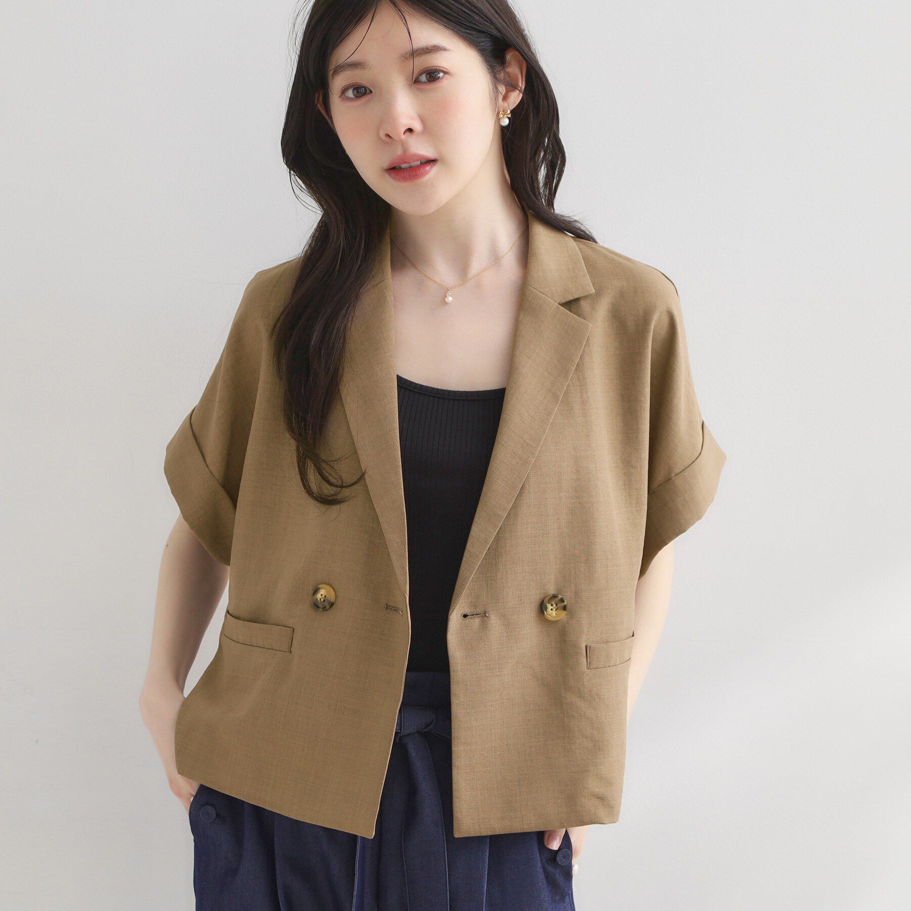 Couture broach「サップタンブラージャケット」|テーラードジャケット|ブラウン(043)